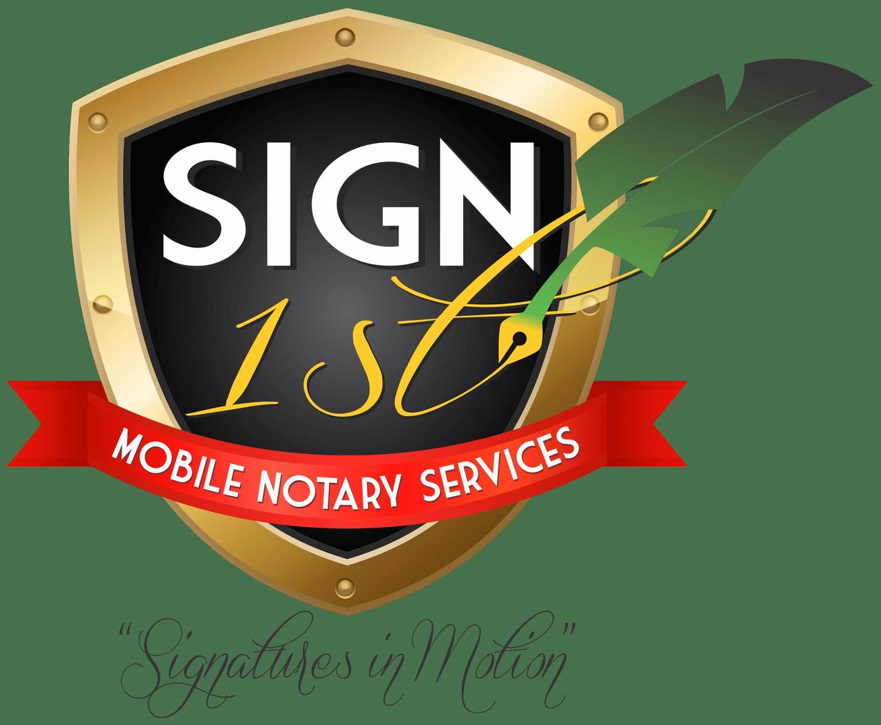 Sign 1st Mobile Notary Services